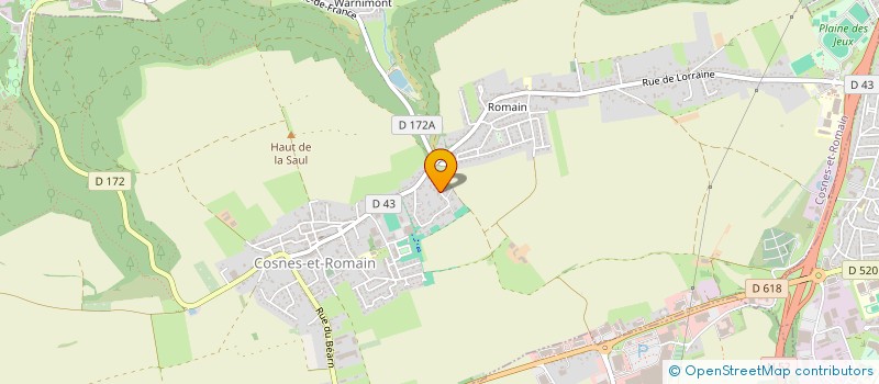 localisation de l'entreprise HELLOY ET FILS  COSNES-ET-ROMAIN