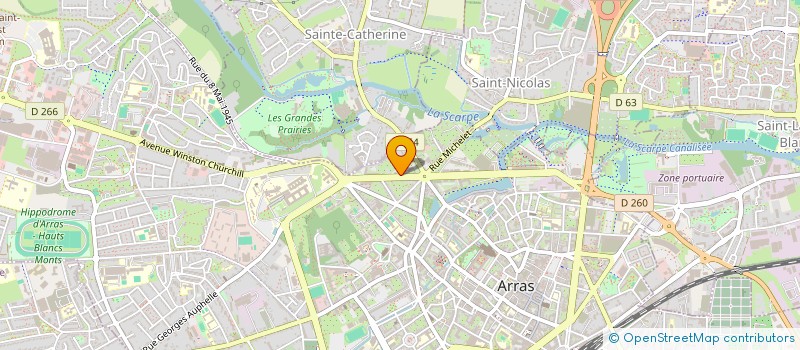 localisation de l'entreprise HELLS BIKER à ARRAS