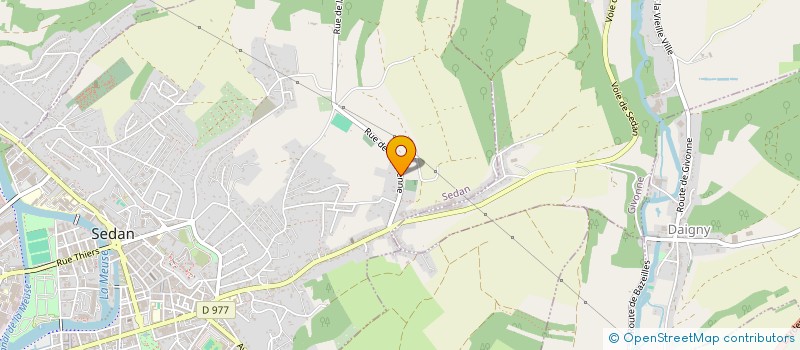 localisation de l'entreprise HELLSCAPE HC  SEDAN