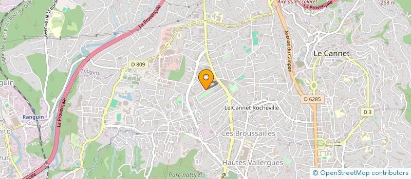 localisation de l'entreprise HELLVITY à LE CANNET