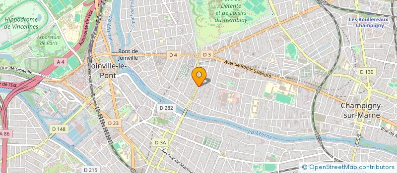 localisation de l'entreprise HELM à CHAMPIGNY-SUR-MARNE