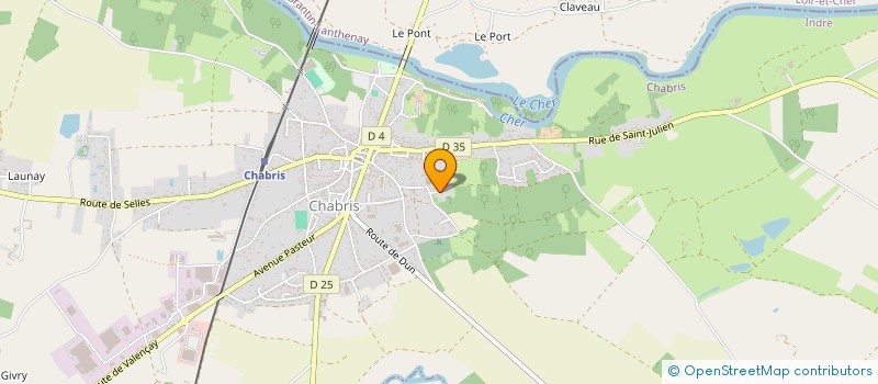 localisation de l'entreprise HELMA à CHABRIS