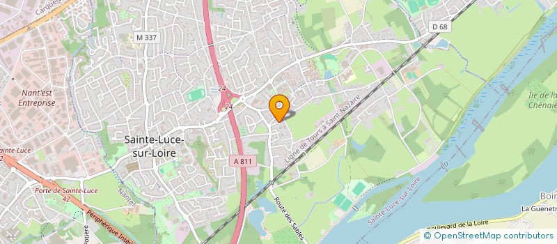 localisation de l'entreprise HELMA PARTNERS  SAINTE-LUCE-SUR-LOIRE