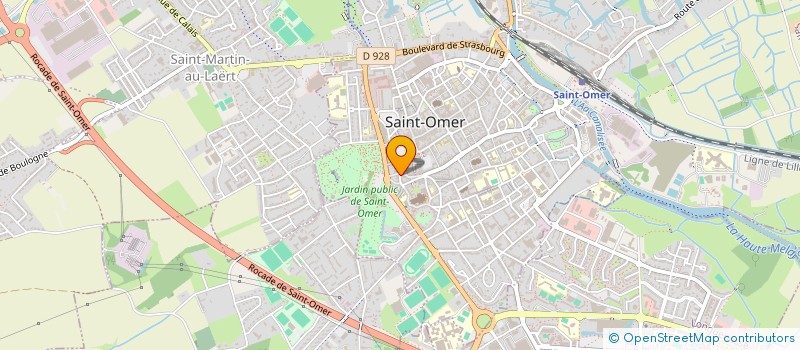 localisation de l'entreprise HELMAN IMMOBILIER  SAINT-OMER