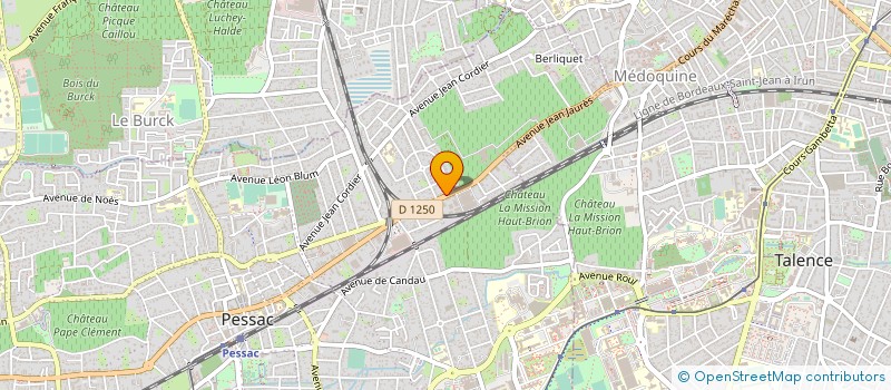 localisation de l'entreprise HELMAR  PESSAC