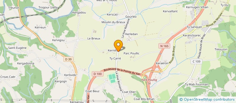 localisation de l'entreprise HELMARSANEAL à QUIMPER