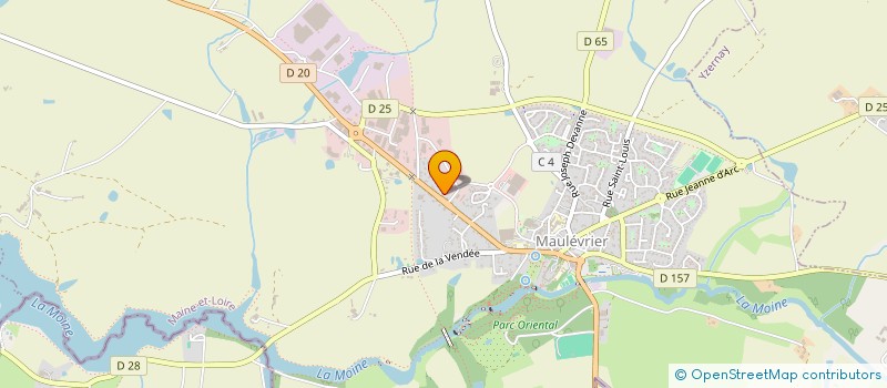 localisation de l'entreprise HELMEL  MAULEVRIER