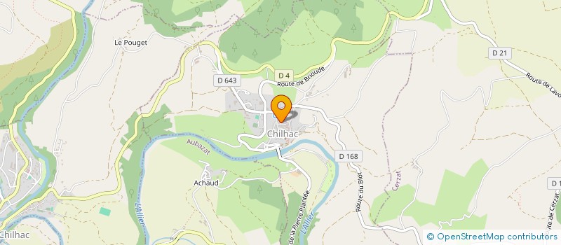 localisation de l'entreprise HELMOUTH  CHILHAC