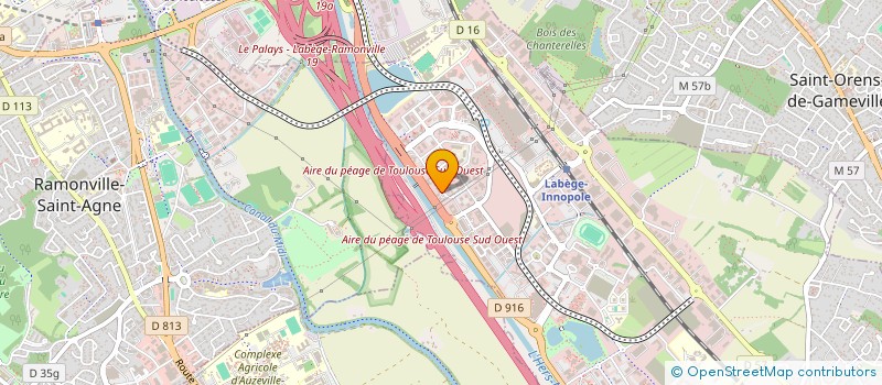 localisation de l'entreprise HELMUT D'ORELLY  LABEGE