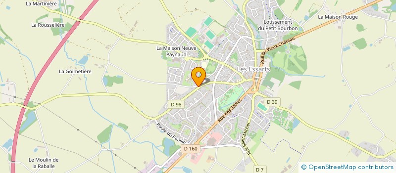 localisation de l'entreprise HELNO  ESSARTS-EN-BOCAGE