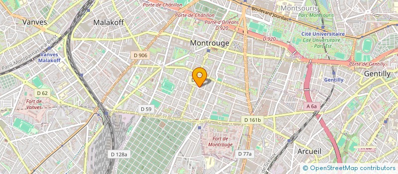 localisation de l'entreprise HELO  MONTROUGE