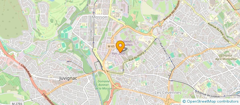 localisation de l'entreprise HELO à MONTPELLIER