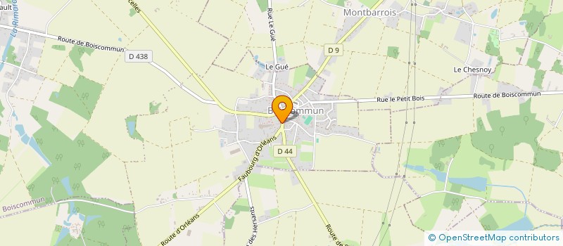 localisation de l'entreprise HELOFI à BOISCOMMUN