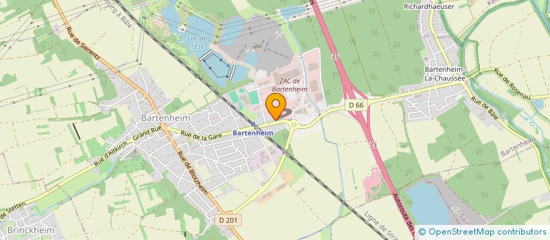 localisation de l'entreprise HELOG AG à BARTENHEIM