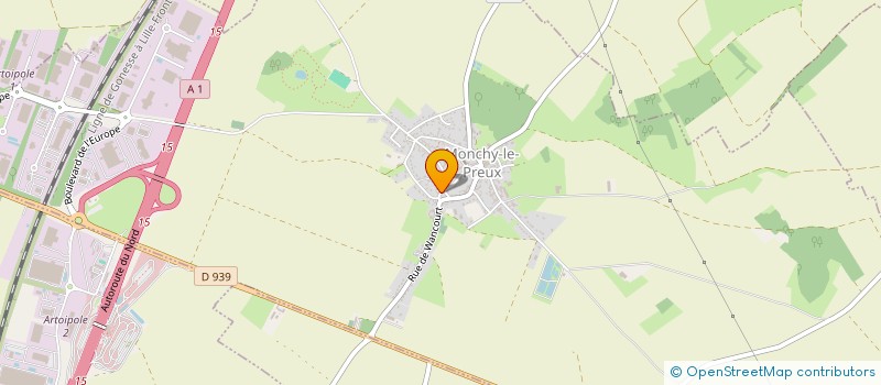 localisation de l'entreprise HELOIR PERE ET FILS BATIMENT  MONCHY-LE-PREUX