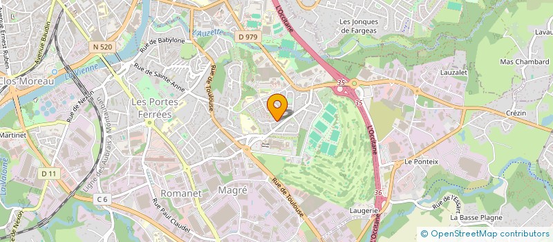 localisation de l'entreprise HELOISE à LIMOGES