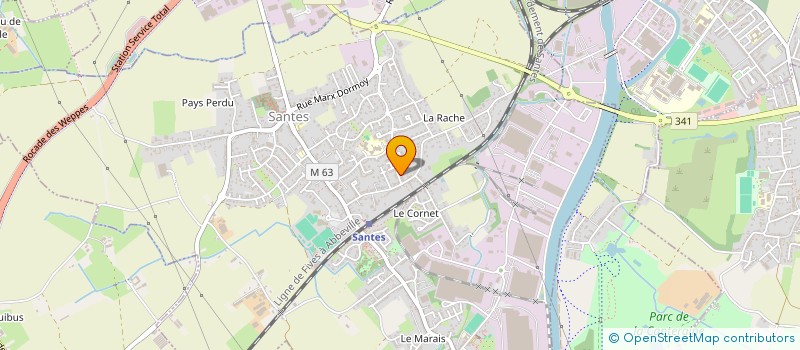 localisation de l'entreprise HELOISE  SANTES