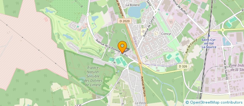 localisation de l'entreprise HELOISE C PROD à SAINT-CYR-EN-VAL