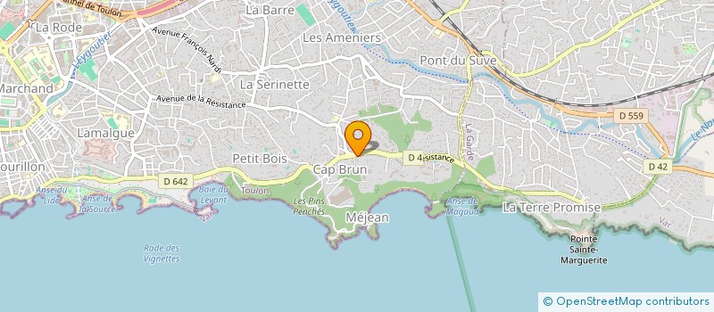 localisation de l'entreprise HELOISE DE LA TAILLE  TOULON