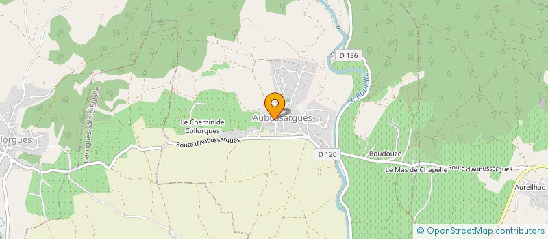 localisation de l'entreprise HELOISE DE V. SAS  AUBUSSARGUES