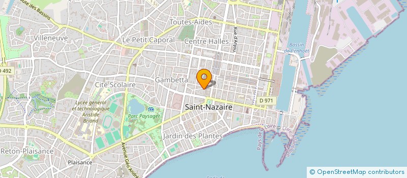 localisation de l'entreprise HELOISE PODOLOGIE  SAINT-NAZAIRE