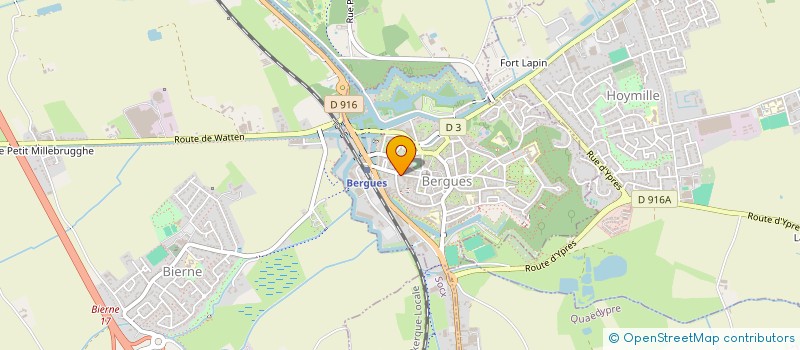 localisation de l'entreprise HELOJE  BERGUES