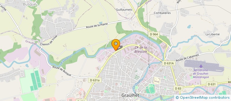 localisation de l'entreprise HELOLI  GRAULHET