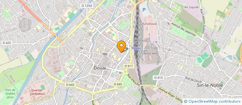 localisation de l'entreprise HELOMARAS à DOUAI