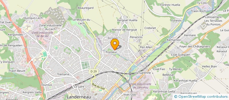 localisation de l'entreprise HELOMATH  PLOUEDERN