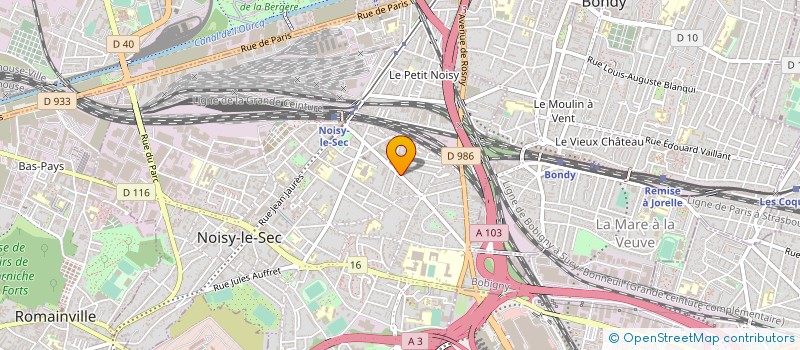 localisation de l'entreprise HELOPI à NOISY-LE-SEC