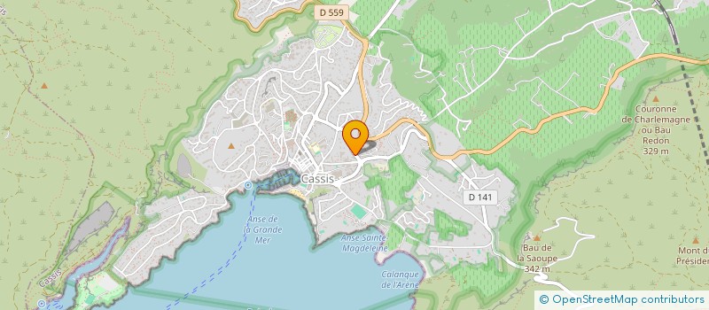 localisation de l'entreprise HELOS à CASSIS