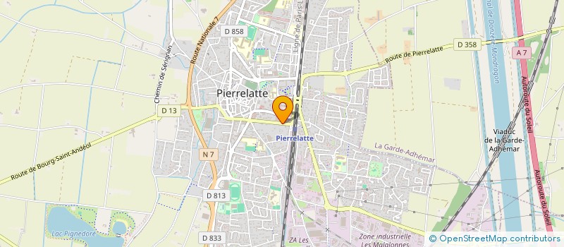localisation de l'entreprise HELOUAN à PIERRELATTE