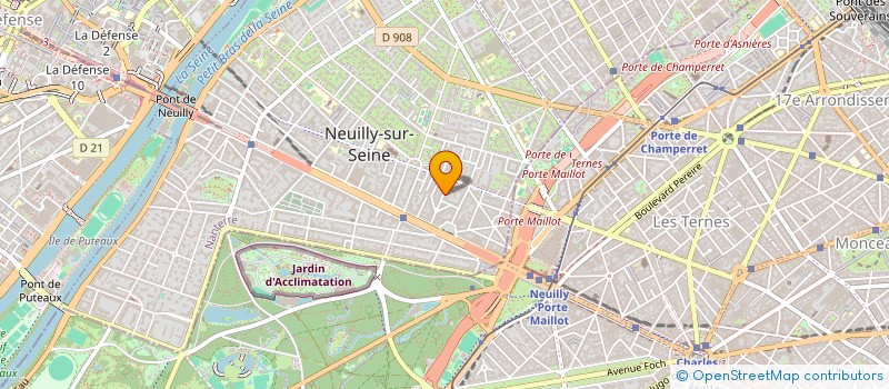 localisation de l'entreprise HELOUIN-HENRY à NEUILLY-SUR-SEINE