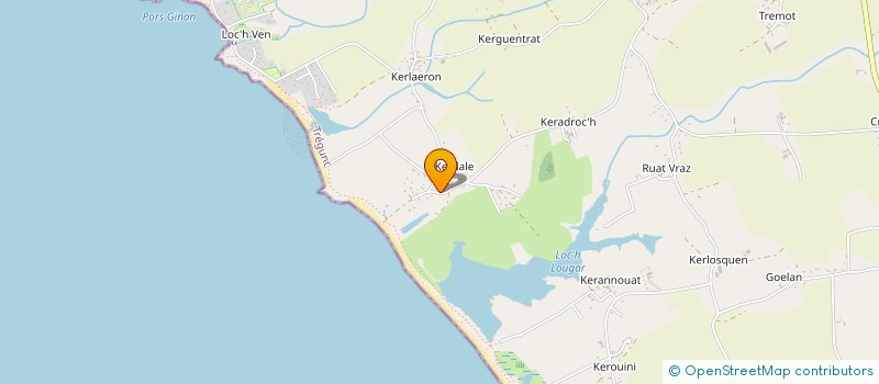 localisation de l'entreprise HELOUIS CHRISTOPHE / SEGOLENE  TREGUNC