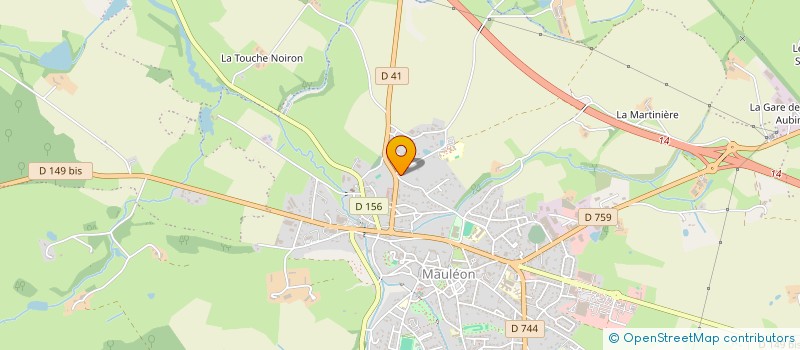 localisation de l'entreprise HELOVAL  MAULEON