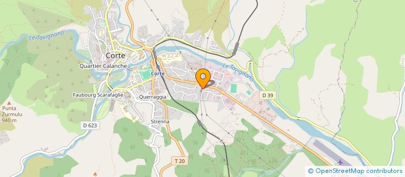 localisation de l'entreprise HELP 20 ASSURANCES à CORTE