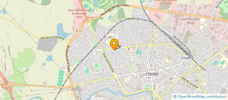 localisation de l'entreprise HELP à CHOLET