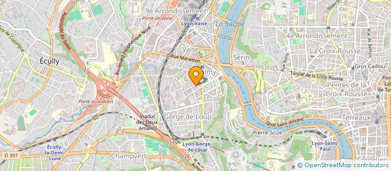 localisation de l'entreprise HELP  LYON