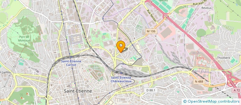 localisation de l'entreprise HELP  SAINT-ETIENNE