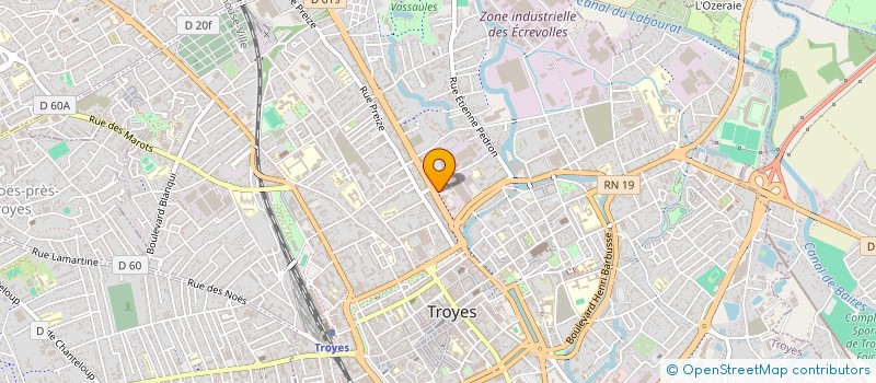 localisation de l'entreprise HELP à TROYES