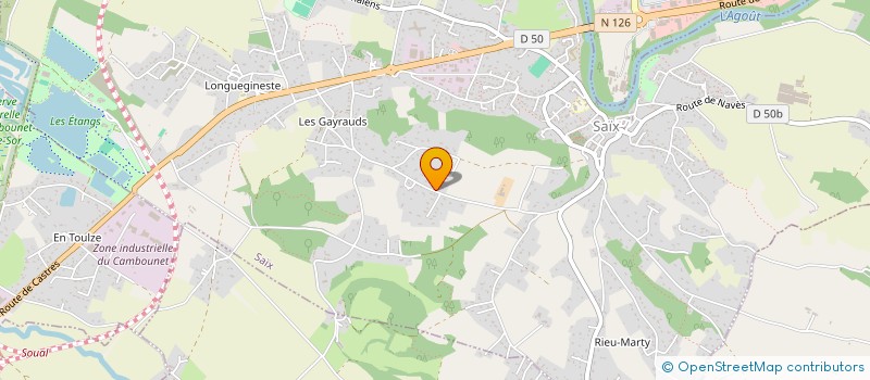 localisation de l'entreprise HELP  SAIX