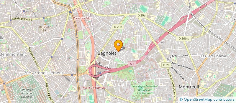 localisation de l'entreprise HELP ADOS EN CRISE  BAGNOLET