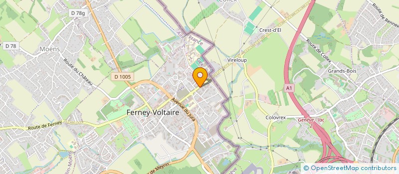 localisation de l'entreprise HELP AND BE HELP à FERNEY-VOLTAIRE