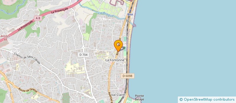 localisation de l'entreprise HELP ASSIST'ASSAINISSEMENT à ANTIBES
