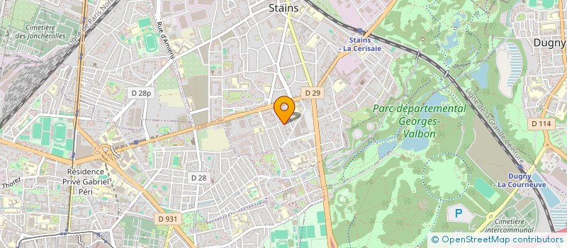 localisation de l'entreprise HELP AUTO à STAINS