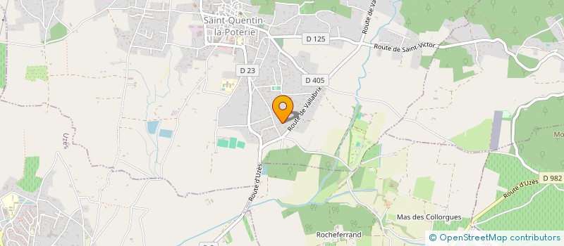 localisation de l'entreprise HELP CONSEILS (HAZARDS, EMERGENCIES, LOGISTIC, PROTECTION) ET STRATEGIES  SAINT-QUENTIN-LA-POTERIE