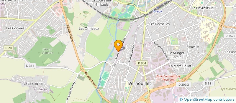 localisation de l'entreprise HELP CONSULTING COMPANY à VERNOUILLET