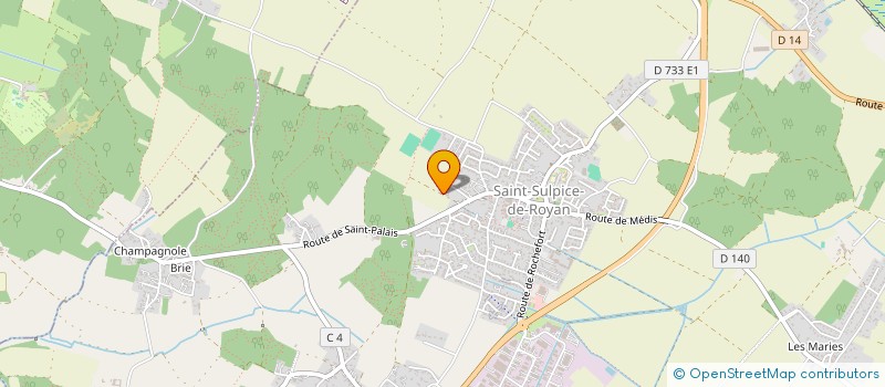 localisation de l'entreprise HELP DEBOUCHAGE  SAINT-SULPICE-DE-ROYAN