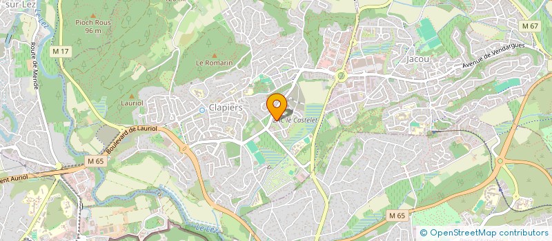 localisation de l'entreprise HELP DEMENAGEMENT  CLAPIERS