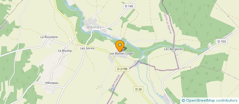 localisation de l'entreprise HELP DEPANNAGE  BLENNES